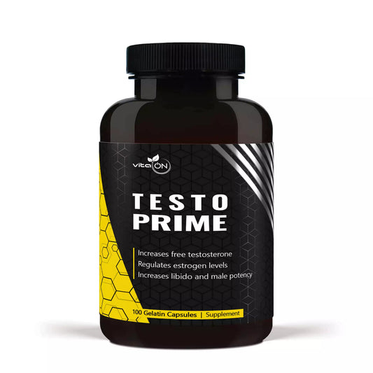 Testo Prime увеличава нивата на тестостерон, регулира нивата на естроген и повишава либидото.