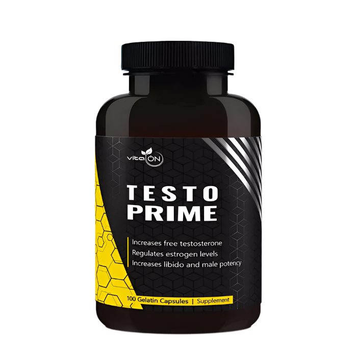 Testo Prime увеличава нивата на тестостерон, регулира нивата на естроген и повишава либидото.